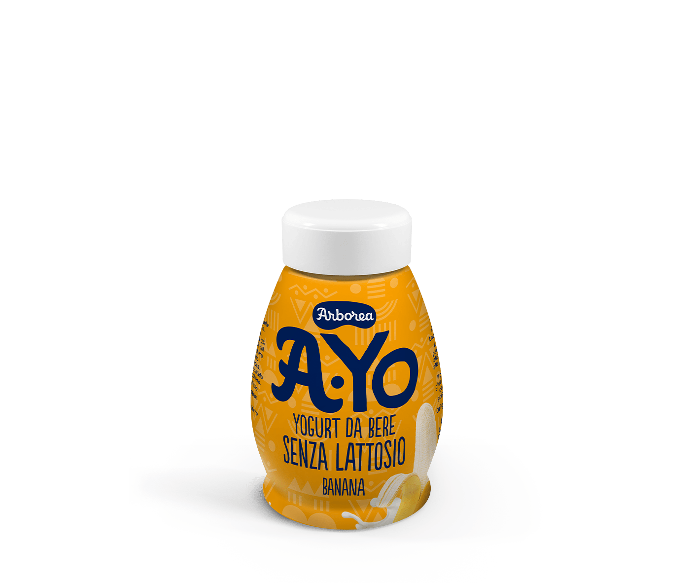 Pack di Yogurt da bere senza lattosio Arborea gusto banana
