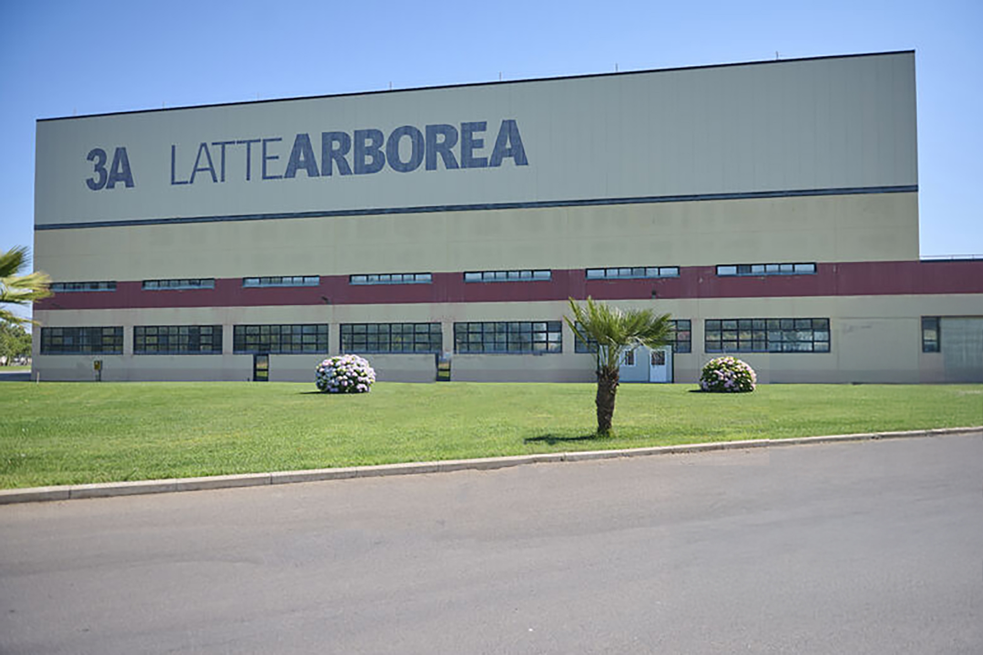 Stabilimento Arborea, vista frontale
