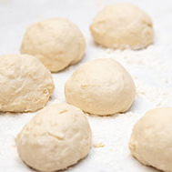 panetti di pane gattiau pronti per la cottura