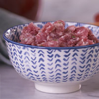 ciotolina di salsiccia sbriciolata