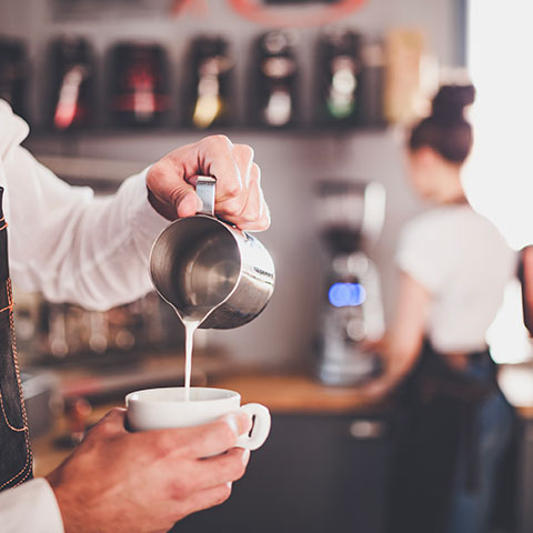 cappuccino al bar