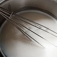 fruscino in ciocola con latte, dettaglio