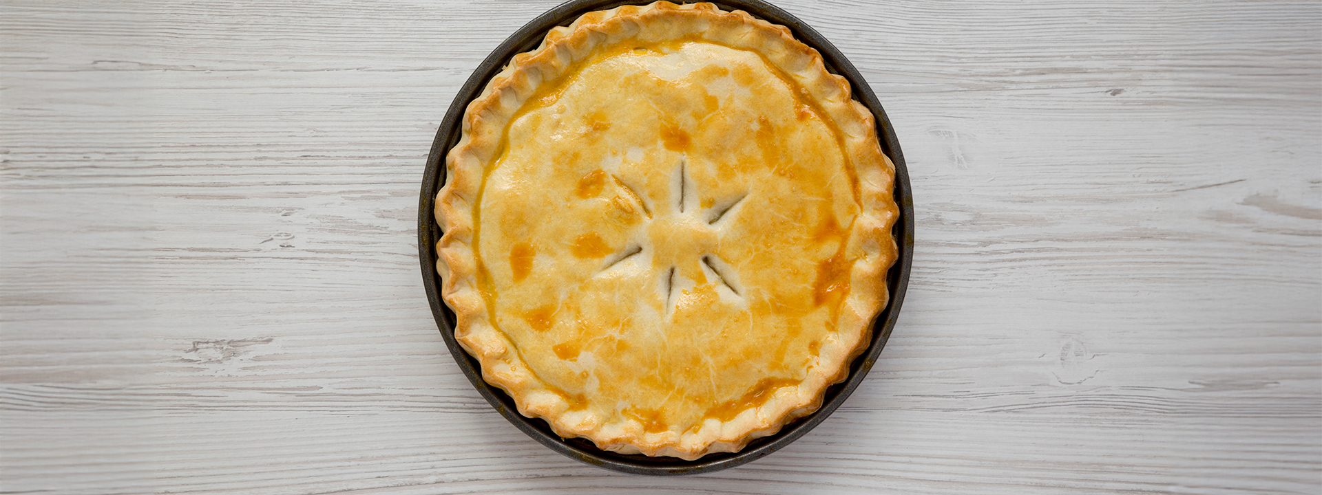 Torta di menjar blanc, vista dall'alto