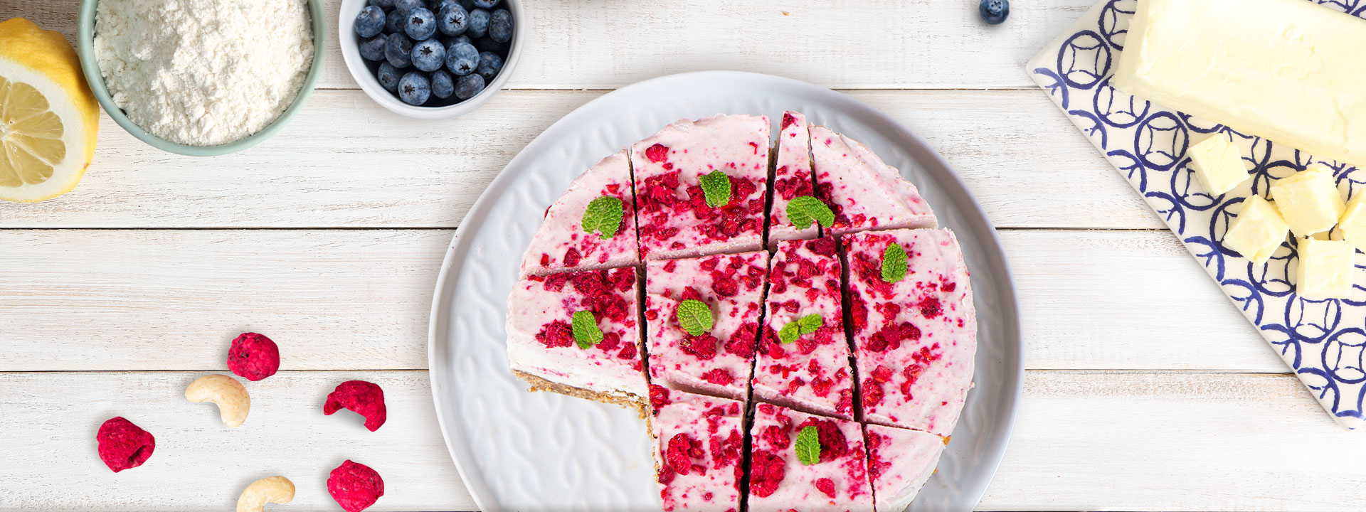 Torta fredda allo yogurt