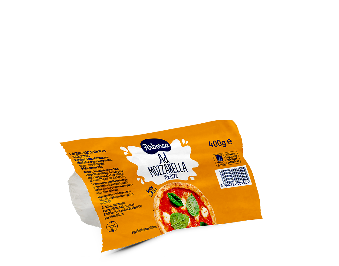 Mozzarella AD Senza Lattosio per pizza